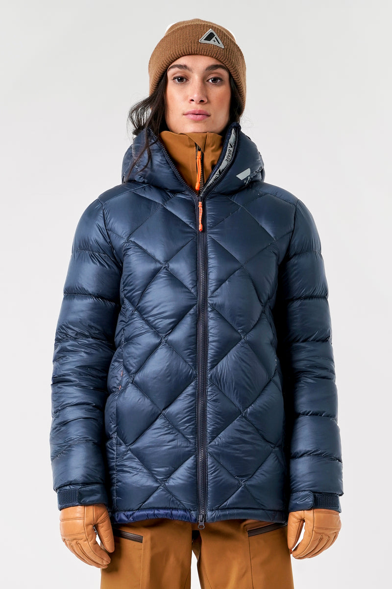 Parka en duvet Whitecap pour femme - Bleu foncé