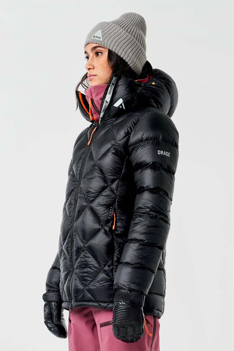 Parka en duvet Whitecap pour femme - Noir