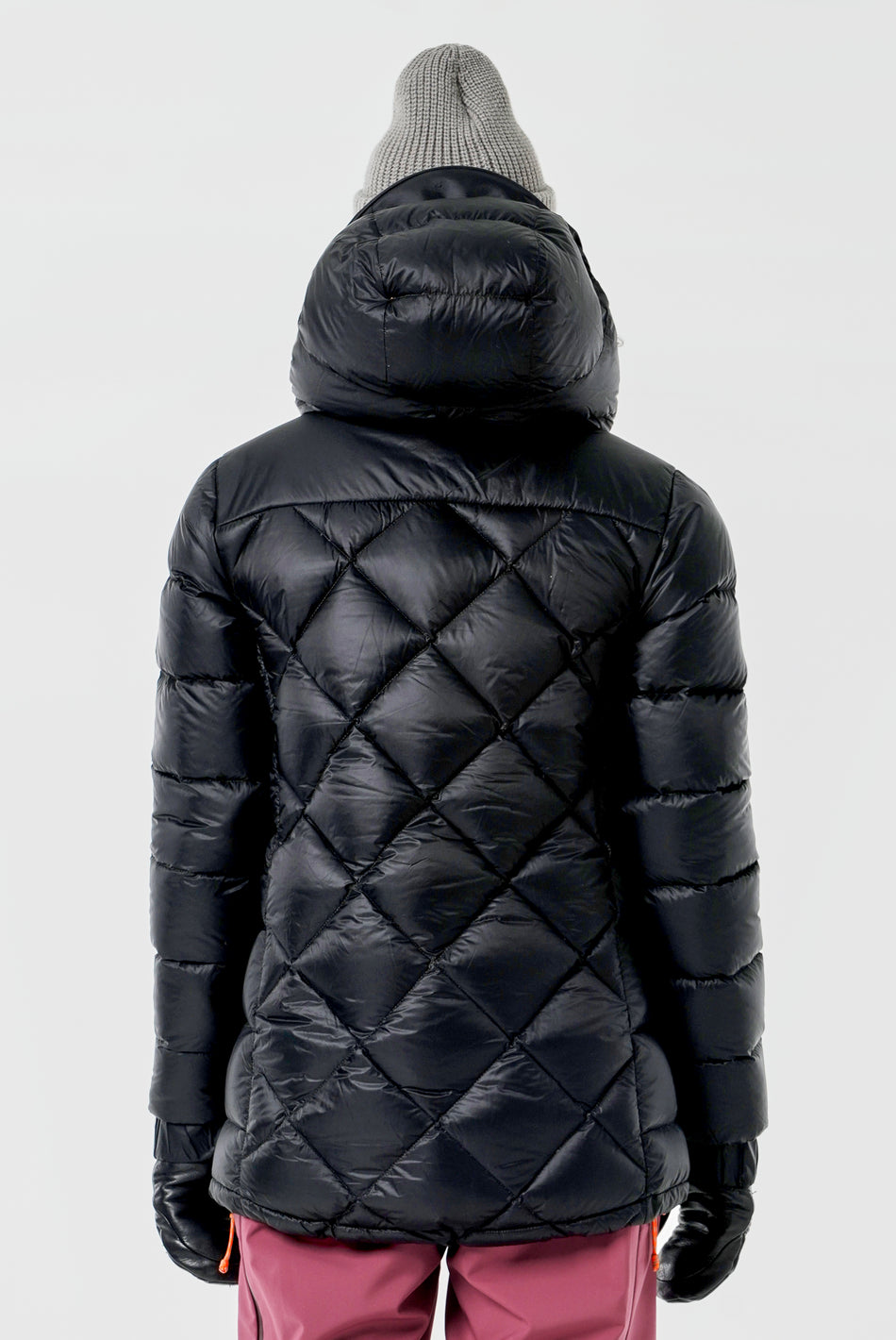 Manteau De Ski Snowboard AIRWALK – Taille S Femme – Couleur Noir/Rose/Blanc – Style Puffer