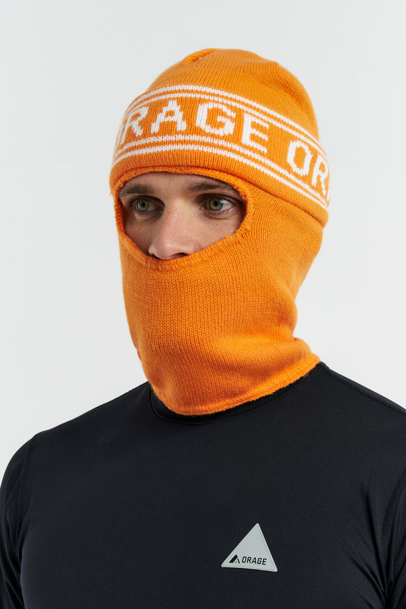 Bonnet masque Bigfoot - Orange flamboyant