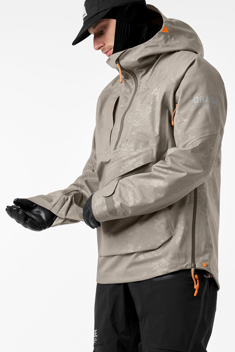 Veste MTN-X Chic-Choc 3L pour homme - Motif argile gaufré