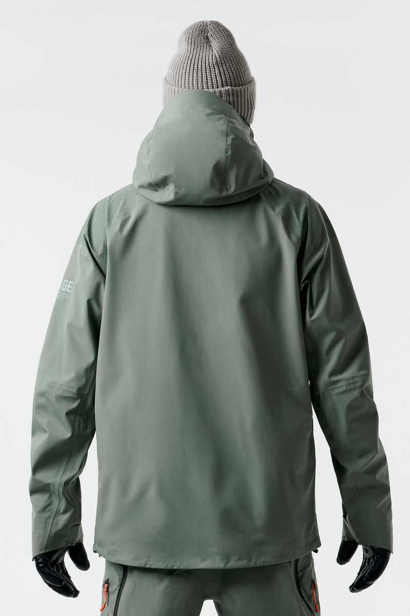 Veste légère MTN-X Glacier 3L pour homme - Dark Leaf