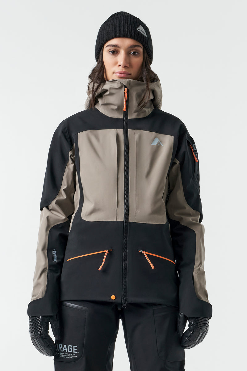 Veste hybride MTN-X Boulder 3L pour femme - Argile