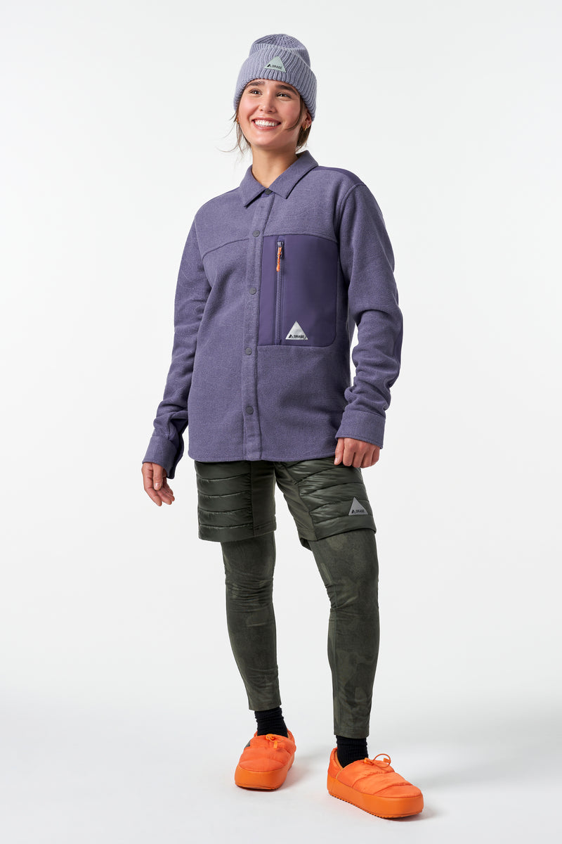 Chemise polaire unisexe Hunter - Minéral foncé