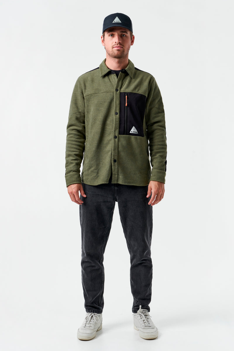 Chemise polaire unisexe Hunter - Feuille foncée