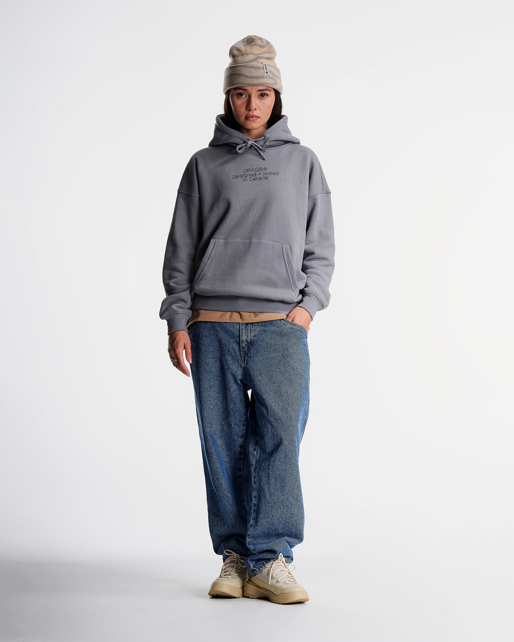 Sweat à capuche alpin unisexe