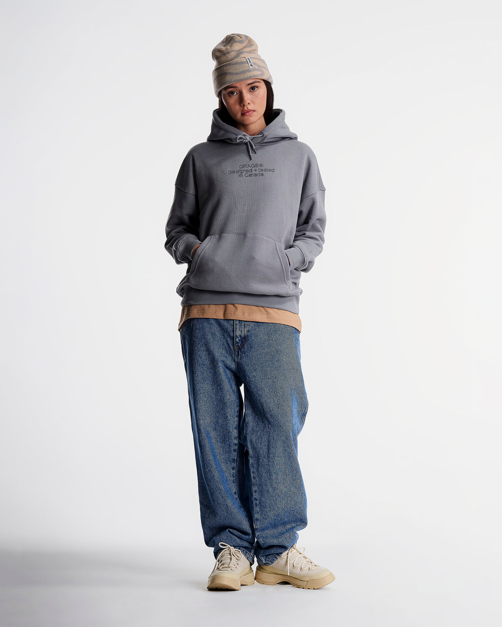 Sweat à capuche alpin unisexe