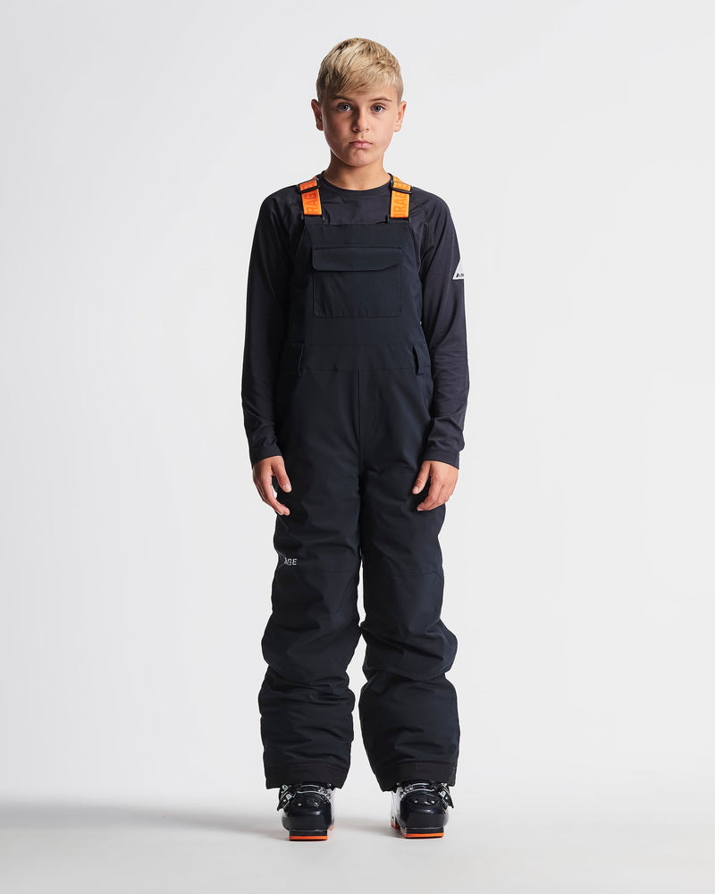 UNISEX JUNIOR TERRAIN INSULATED BIB-Black