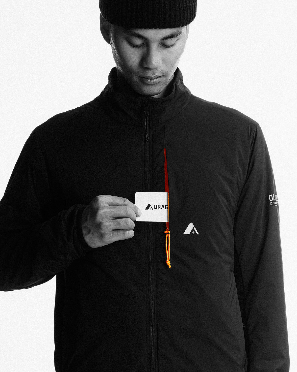 Zipped chest pocket