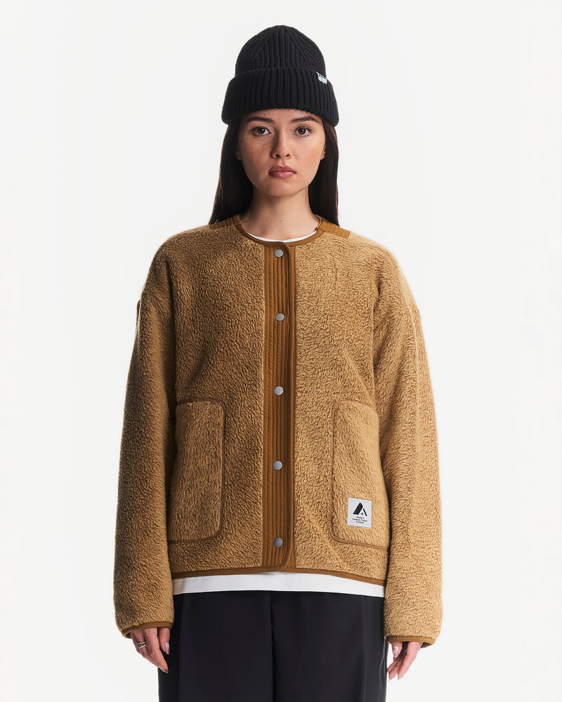 Cardigan Grizzly en polaire sherpa pour femmes