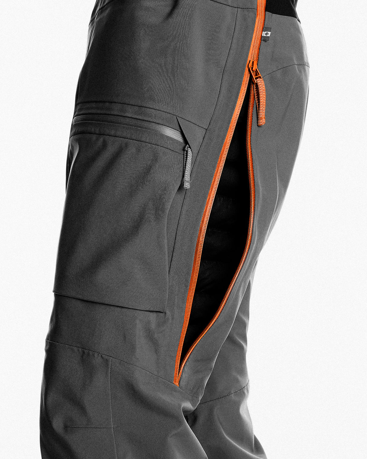Two-way zippers at back opening that double as vents