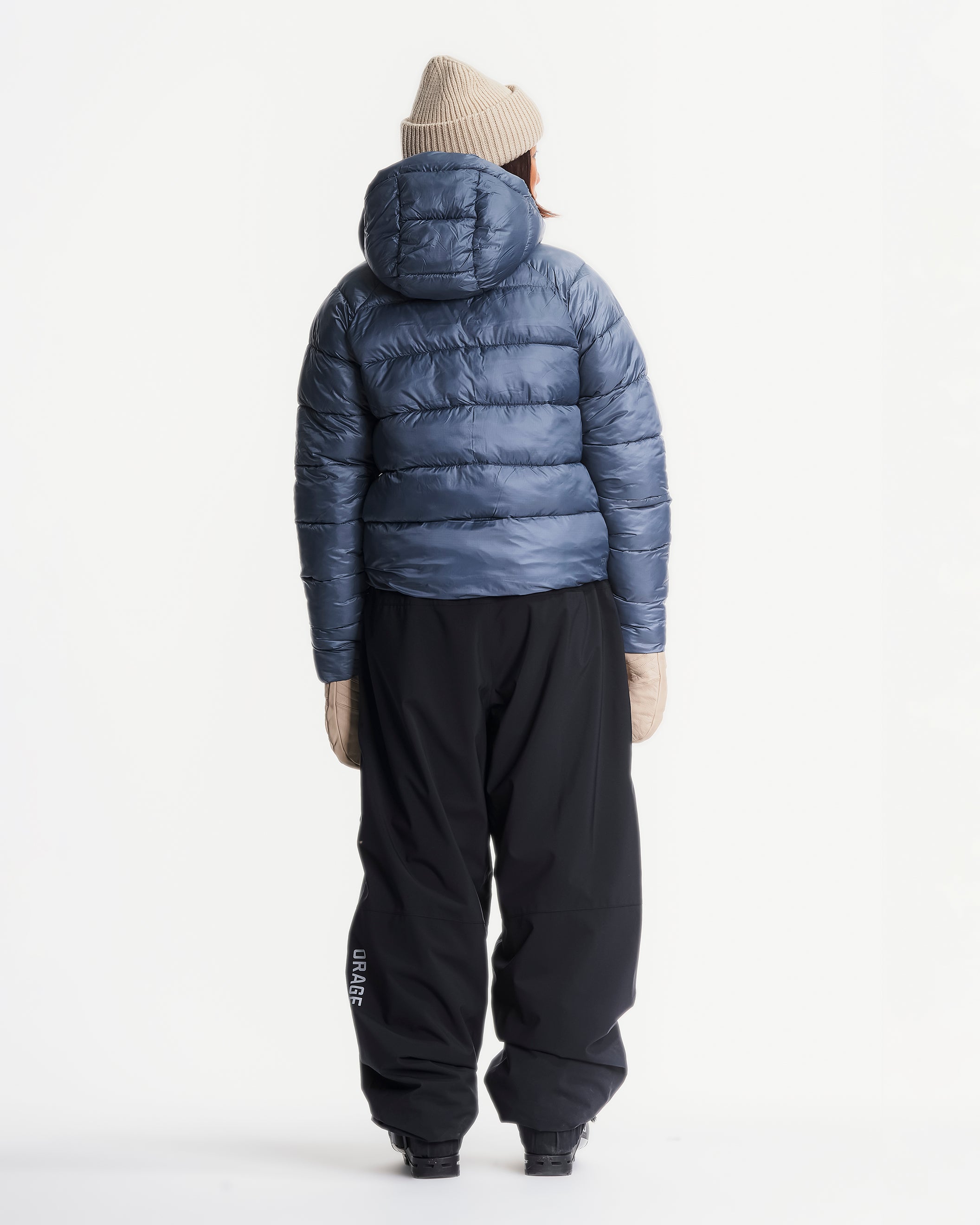 Manteau à capuchon Polar en duvet pour femmes