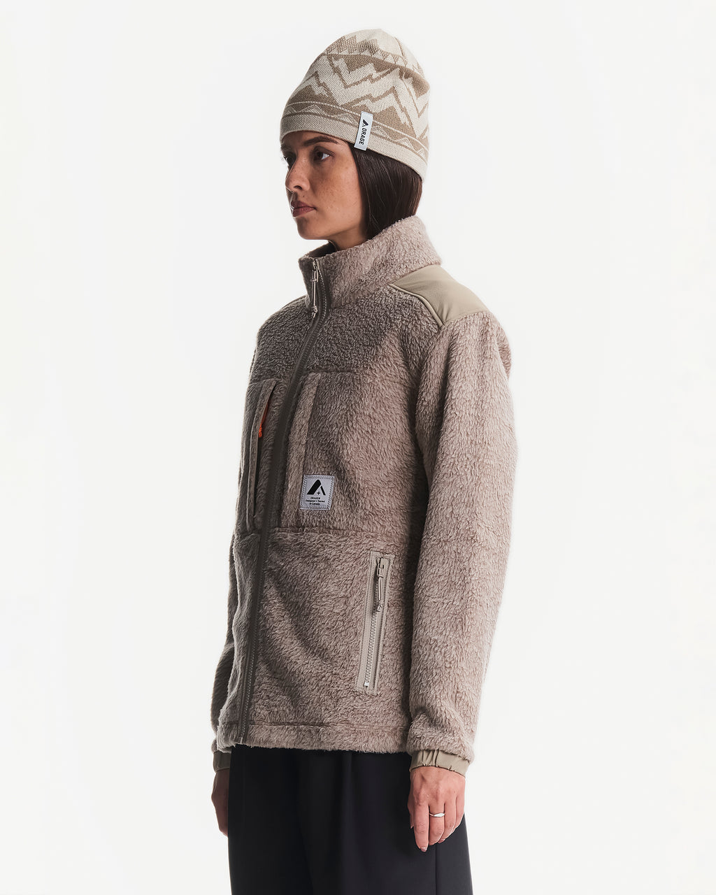 Veste unisexe Grizzly en polaire sherpa