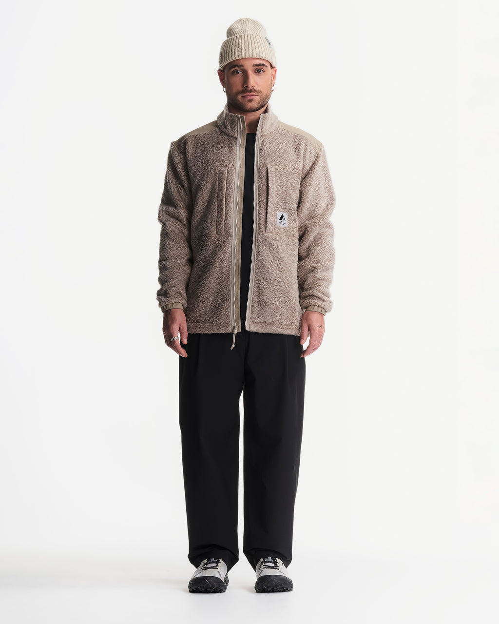 Veste unisexe Grizzly en polaire sherpa