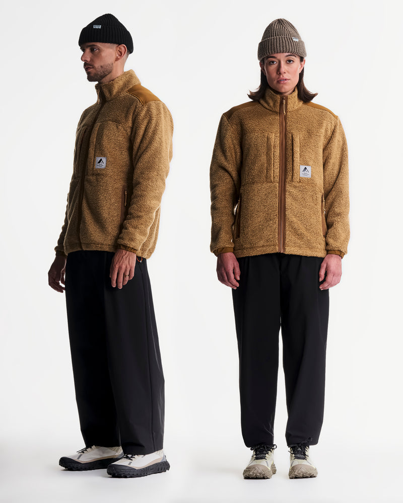 Veste unisexe Grizzly en polaire sherpa