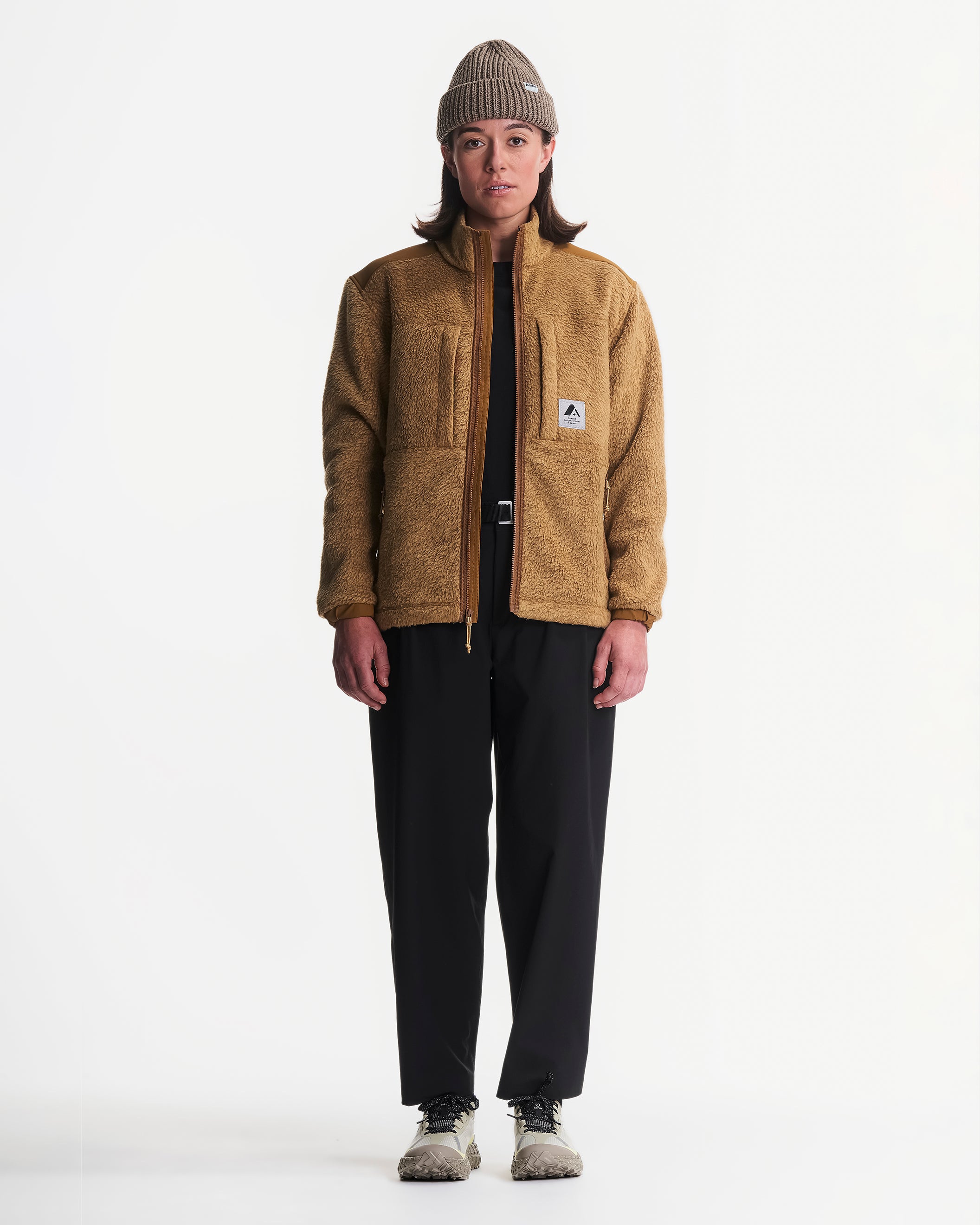 Veste unisexe Grizzly en polaire sherpa