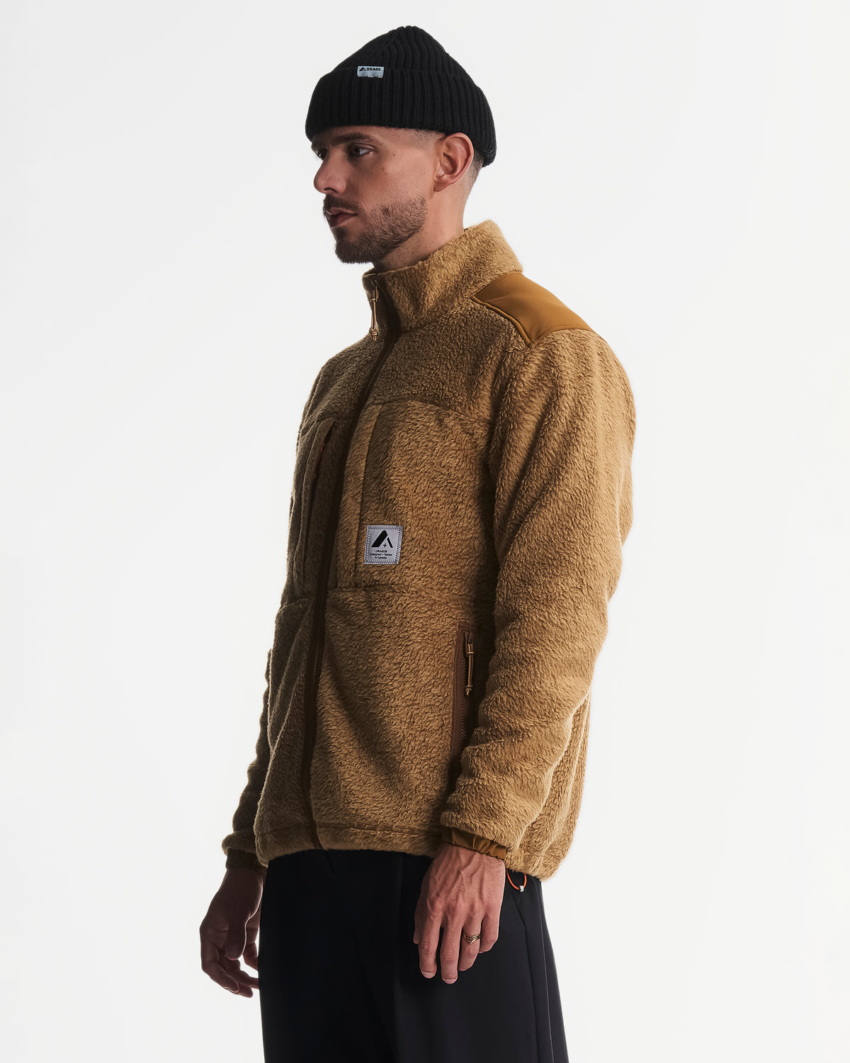 Veste unisexe Grizzly en polaire sherpa