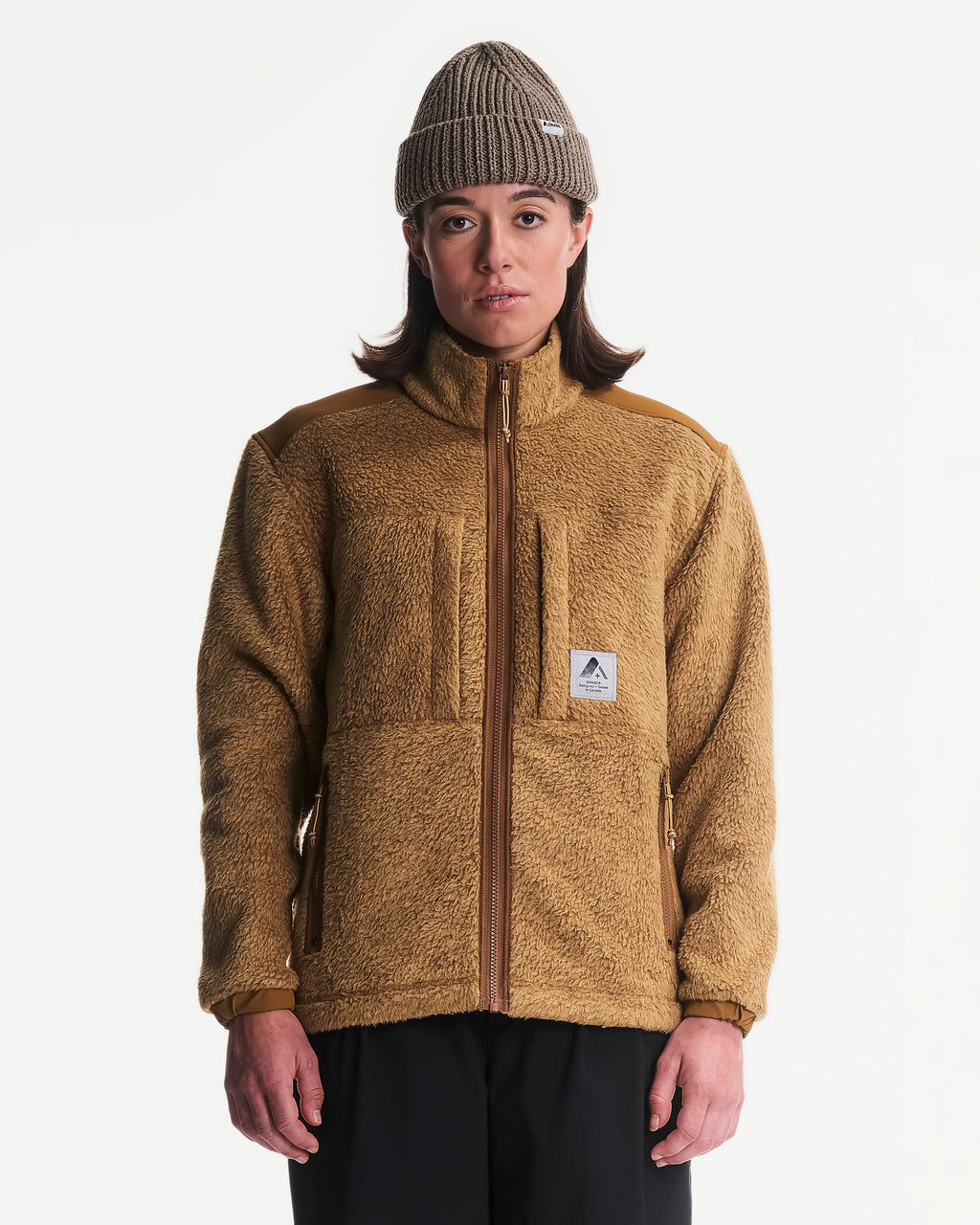 Veste unisexe Grizzly en polaire sherpa