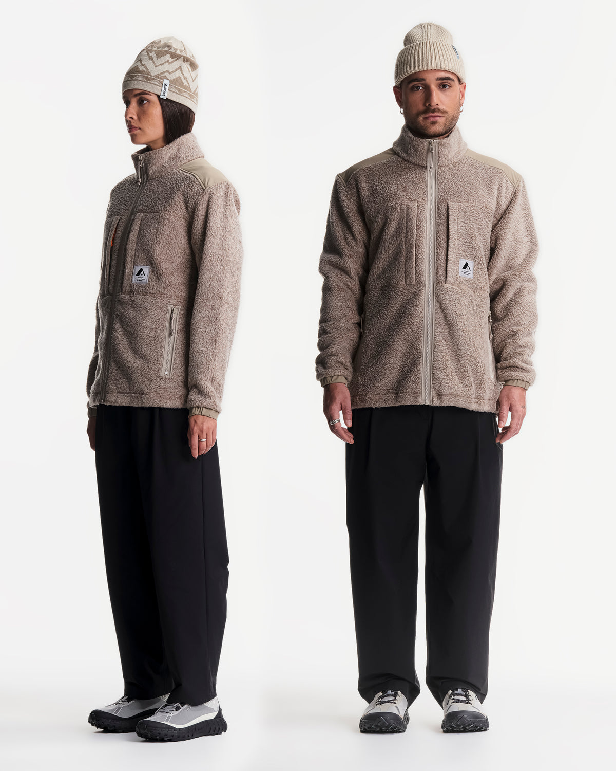 Veste unisexe Grizzly en polaire sherpa