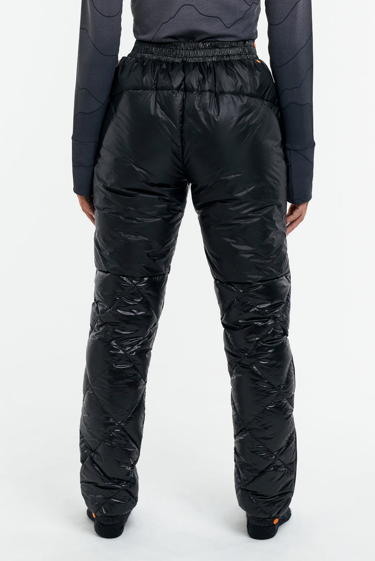 HaoMay Pantalon d'hiver léger et compressible en duvet pour femme